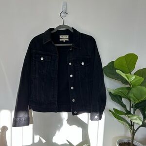 Madewell Black Denim Jacket